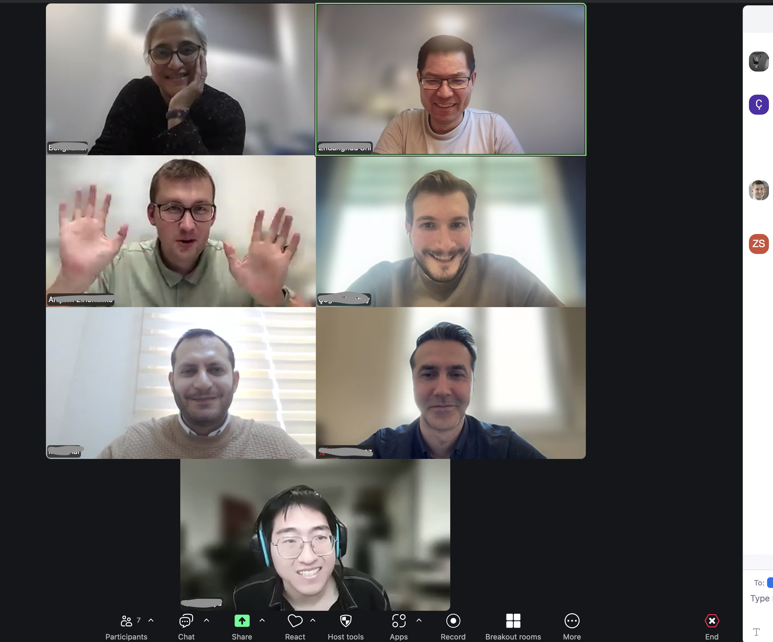 Kick-off meeting participants
